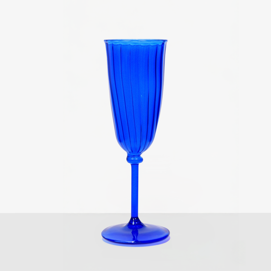 Royal Blue Gratitude Glasses (Of 6) Kinsuki